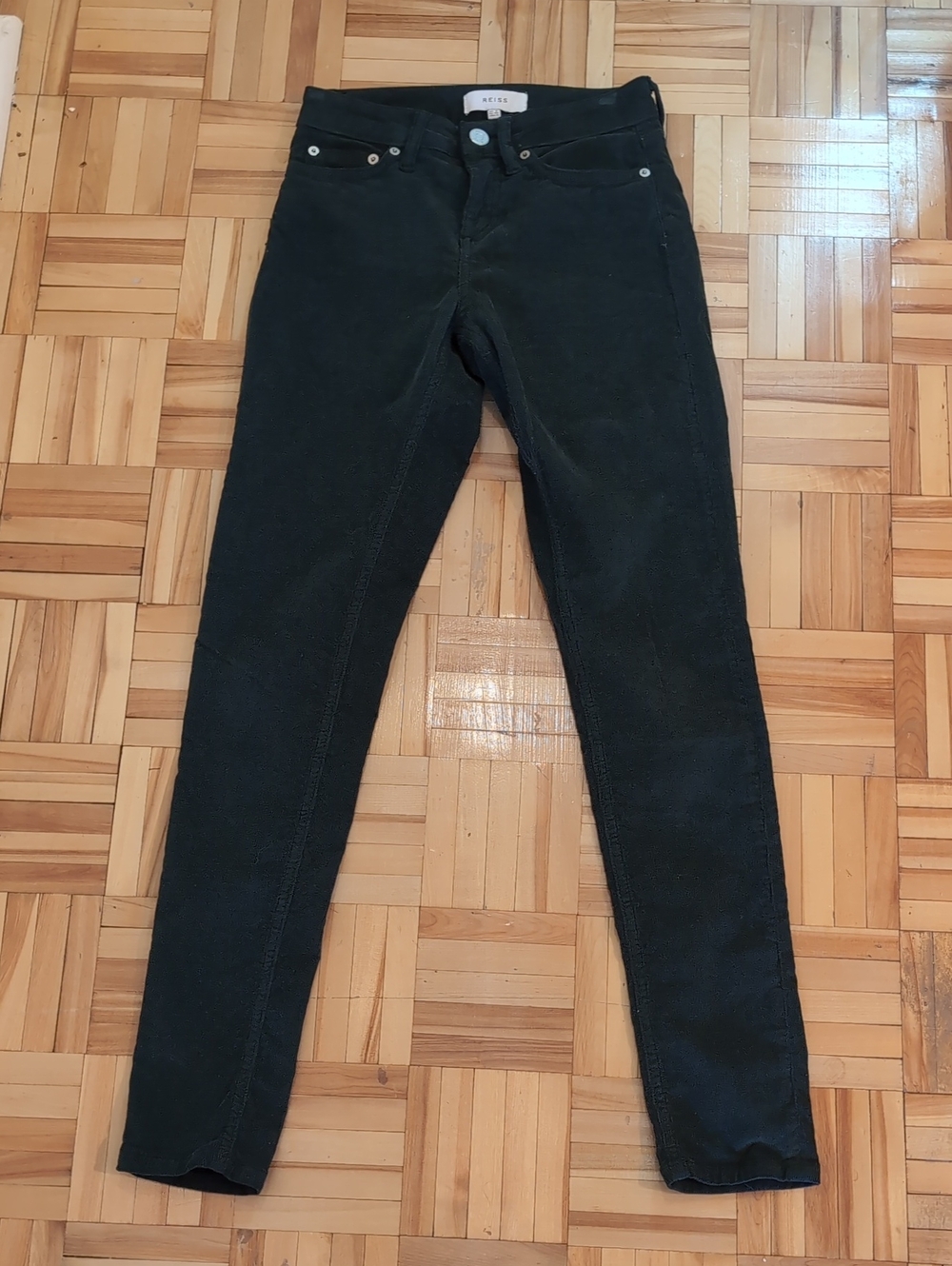Reiss Velvet Skinny Jeans Size 0